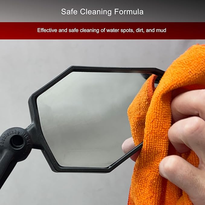 TUSK First Line Plastic and Lens Cleaner and Polish 19 oz (6 Pack) – Cleaner, Polish & Protectant for Plastic, Acrylic & Polycarbonate – Dust & Fog Resistant – For Helmets, UTV, ATV & Automotive