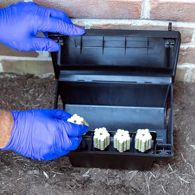 Neogen 000550 Rodent Bait Station, Black (Pack of 6)