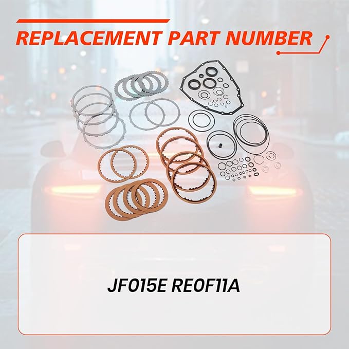 JF015E RE0F11A Transmission Master Rebuild Kit Overhaul, Compatible with March Sentra Cube Versa Tiida CVT, Automotive Rebuild Overhaul Kit with Seals Replaces Part