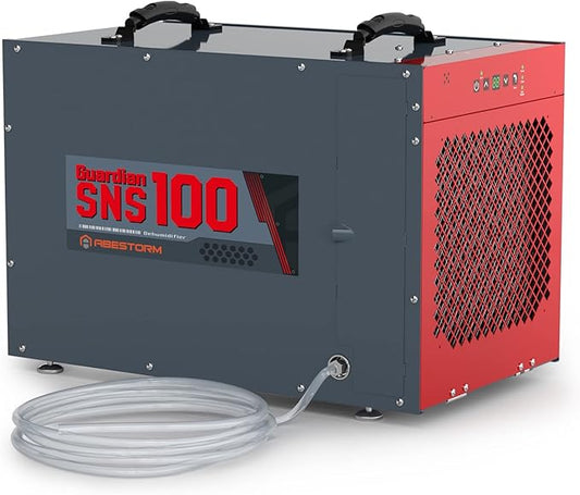 Abestorm 220 Pint Commercial Dehumidifier with Pump, Crawl Space Dehumidifier for Basement, Industry Water Damage Unit, Large Capacity, Auto Operation/Defrost, Memory Starting