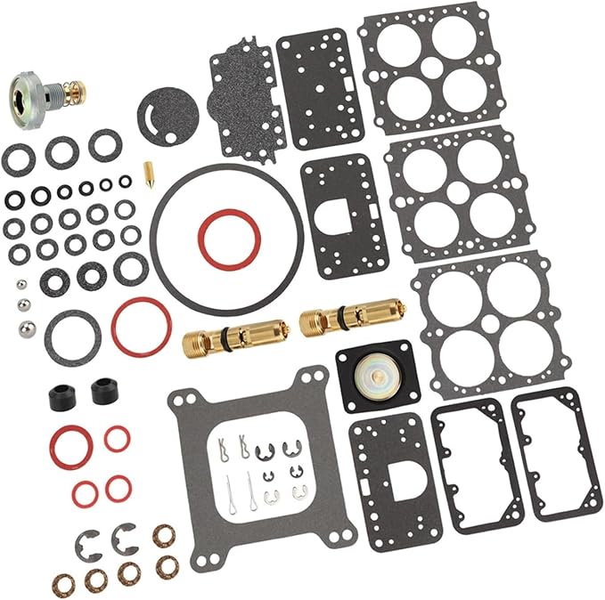 For Holley 1850 3310 9776 80457 80508 80570 80670 80770 with Gaskets and Needles Carburetor Rebuild Repair Kit