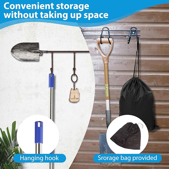 Cobweb Duster with Extension Pole,4-10FT Stainless Steel Spider Web Brush with Pole,Cobweb Duster Outdoor for High Ceilings and Surfaces,Steel Long Handle, Lightweight Cleaner