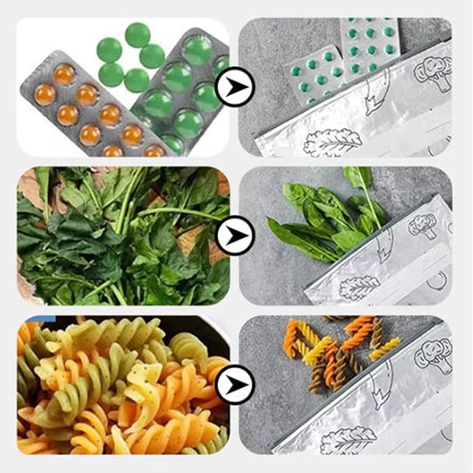 Reusable Aluminum Foil Sealable Storage Bags, 2026 New Resealable Vacuum Zipper Pouches for Food, Stand Up Foil Sealable Bags with Label and Zip Lock for Vegetable Fruit Meat (30Pcs, Large)