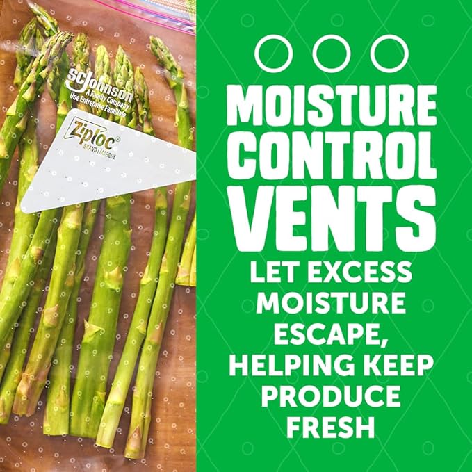 Ziploc Fresh Produce Bags Large - 15 Count