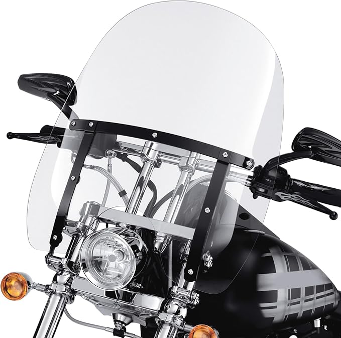 TCMT Windscreen Windshield Mount Bracket Kits Fits For Harley Softail Slim Deluxe Fat Boy Heritage Softail Classic FLS FLSS FLST FLSTC FLSTF FLSTFB FLSTFBS 2000-2017