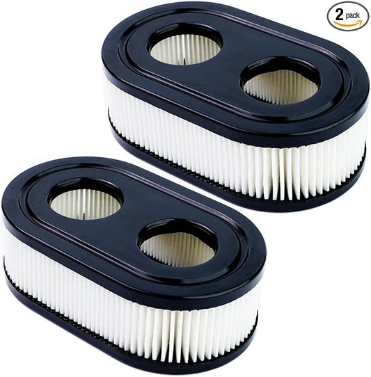 593260 Lawn Mower Air Filter, 798452 334404 Air Cleaner Replacement Filter Fit for 4247 5432 5432k 09P00 09P702 550E 500EX 550EX 625 Series Engine, Compatible with Troy Bilt TB110 TB200 TB230 (2PCS)