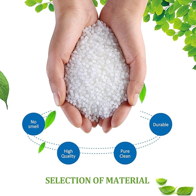 1 Gallon 330 Counts Strong Trash Bags Garbage Bags by Teivio, Bathroom Trash Can Bin Liners, Small Plastic Bags for home office kitchen, Clear