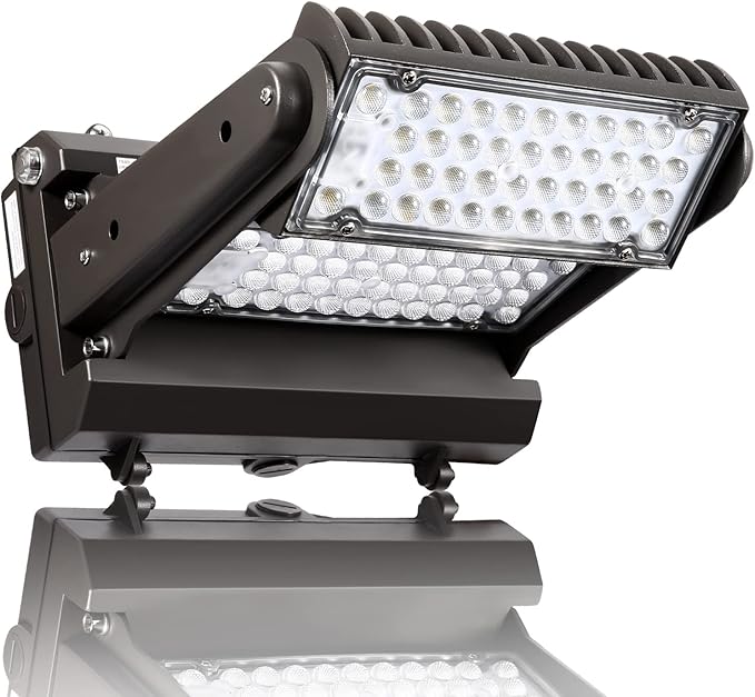 Rotatable LED Wall Pack Light with Dusk to Dawn Photocell, 100W 14000LM 600-800W HPS/HID Equiv., 5000K Daylight ETL Commercial Outdoor Security Lighting for Warehouse, Entrance, Parking, Garage