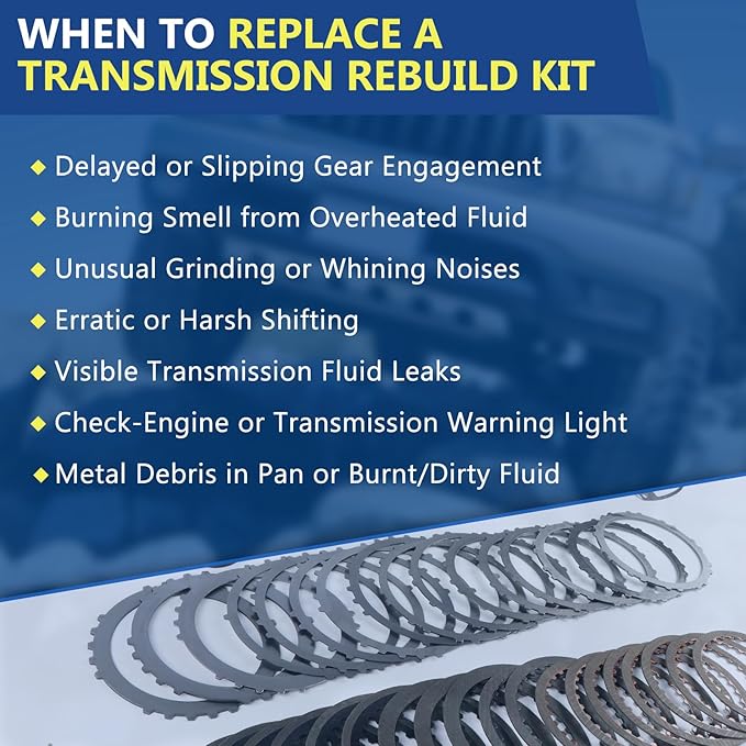 W4A42 F4A41 F4A42 Transmission Rebuild Kit Transmission Overhaul Master Rebuild Kit Fits for 2008-2011 Outlander 2.4L, Fits for 2006-2011 Sonata 2.4L, Replace OE W4A42 F4A41 F4A42