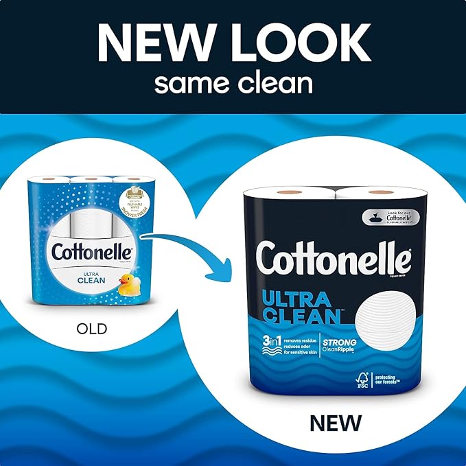 Cottonelle Ultra CleanCare Toilet Paper, Strong