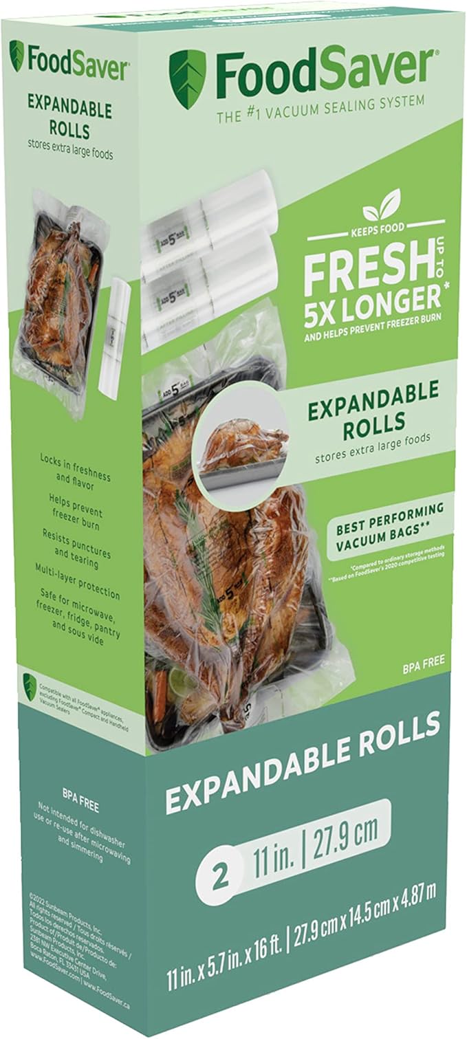 FoodSaver Vacuum Sealer Bags for Extra Large Items