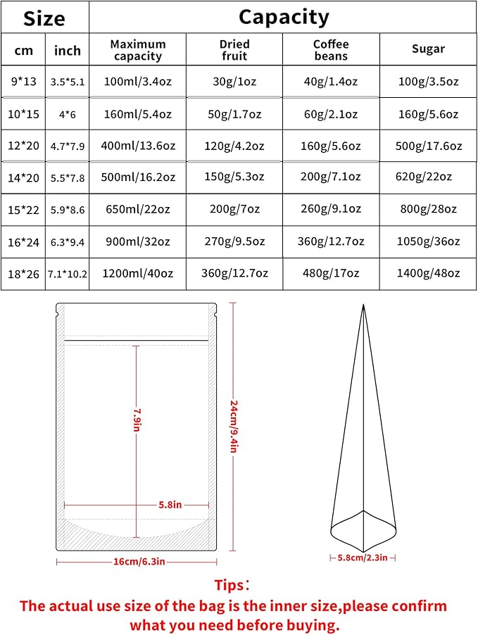 FireKylin 100 Pack Smell Proof Bags 6.3" x 9.4", Resealable Bags with Matte Window, Foil Pouch Stand Up Sealable Bags for Packaging(Purple)