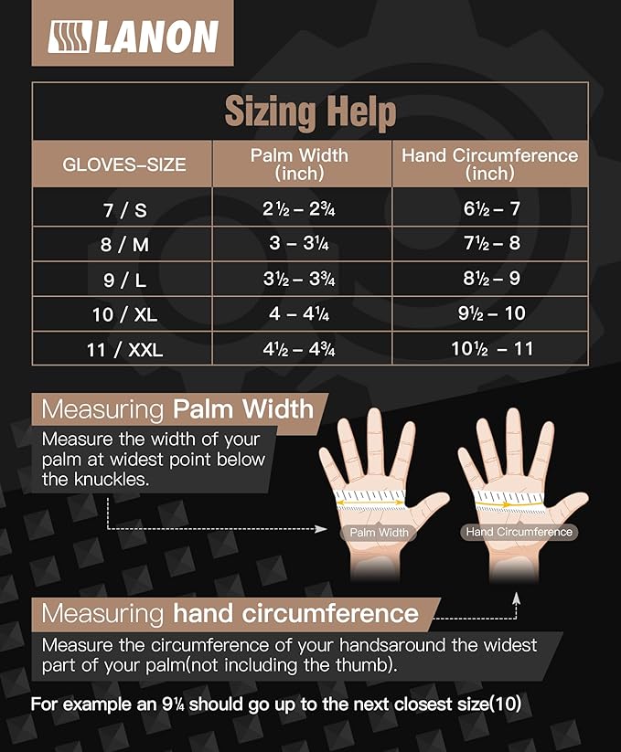 LANON 8 Mil Heavy Duty Black Nitrile Gloves, Food Safe, Latex Free, Mechanic, Fully-Diamond Textured Grip Industrial Disposable Gloves, X-Large