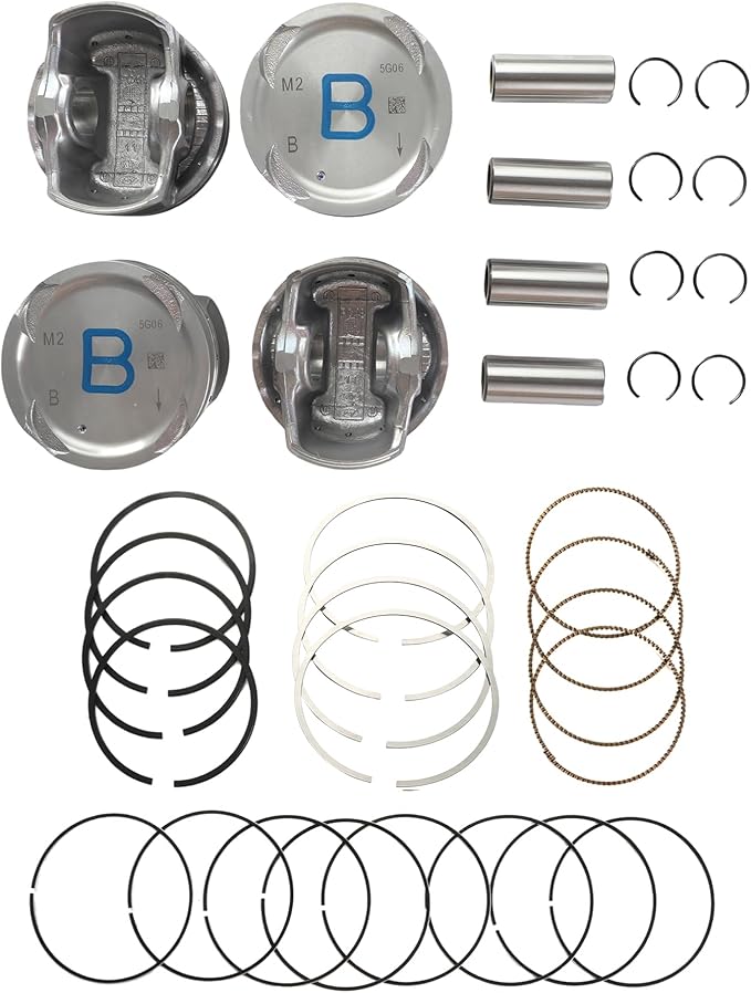G4NA Engine Rebuild Overhaul Kit Crankshaft Timing Chain Kit Piston Kit Connecting Rod Main & Rod Bearings Fit For Hyundai Creta/Elantra/i40 Kia Carens/K3/KX3 2.0L 2011–2022 23110-2E501 20910-2EA00