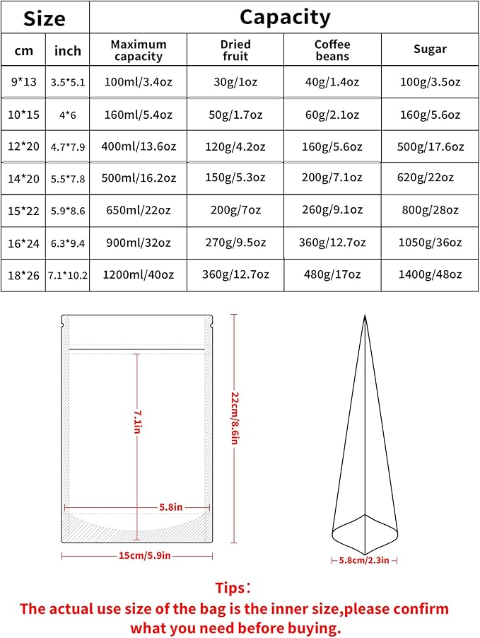 FireKylin 100 Pack Smell Proof Bags 5.9" x 8.6", Resealable Bags with Matte Window, Foil Pouch Stand Up Sealable Bags for Packaging（Pink）