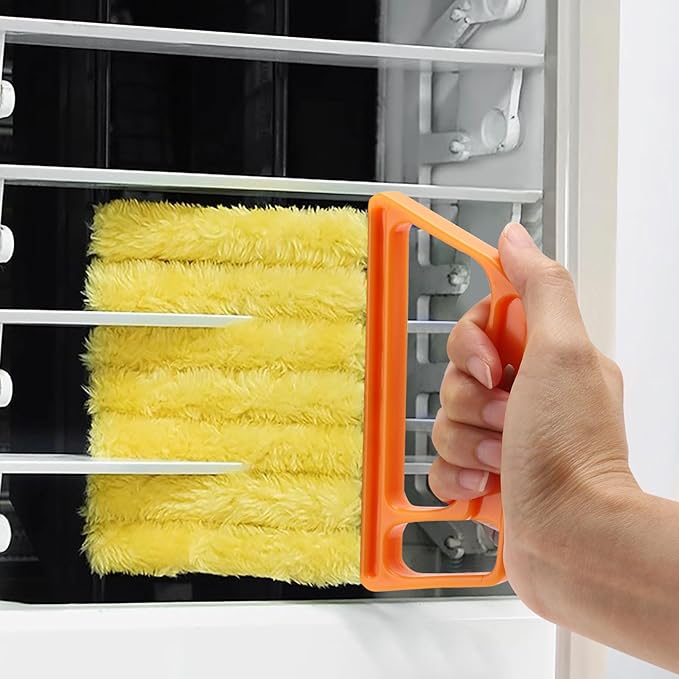 10Pcs Window Blind Cleaner Duster Set, Washable Dusting Cleaner Air Vent Cleaning Tool