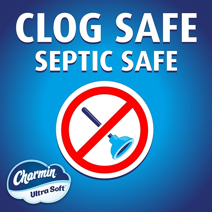 Charmin Ultra Soft Toilet Paper 12 Mega XL Rolls, 336 Sheets Per Roll