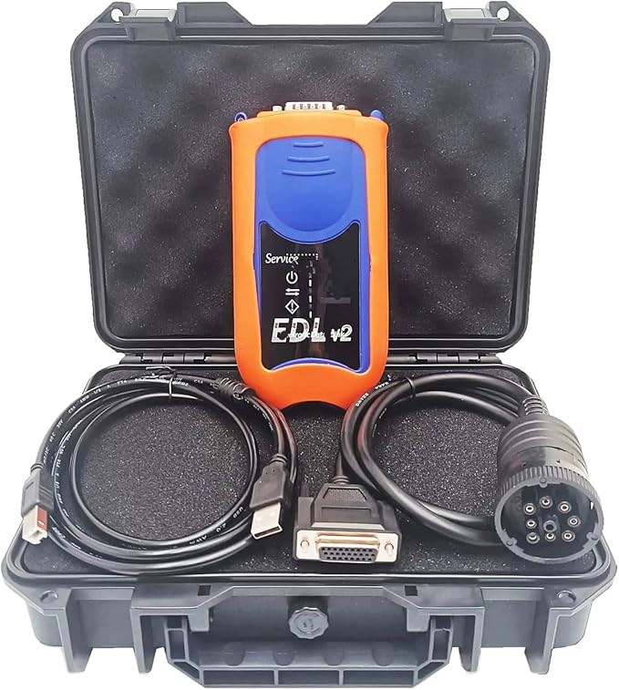 Edl V2 V3 for John De-e with Advisor Tractor Agricultural Construction Equipment Diagnostic Tool Kit Electronic Data Link Diesel Scan Tool (NO SSD Card)
