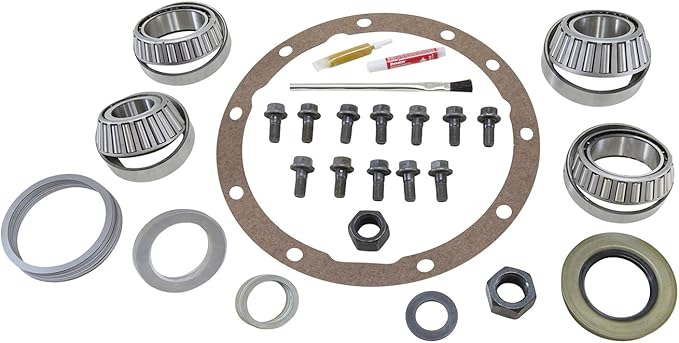 USA Standard Gear Differential Master Overhaul Rebuild Kit for Chrysler 8.75" '42' case housing with LM104912 Carrier Races