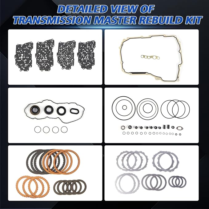 6T45E 6T40E Transmission Master Rebuild Kit Fits for LaCrosse Cruze G6 Repalce OE 6T40E 6T45E Aftermarket Parts