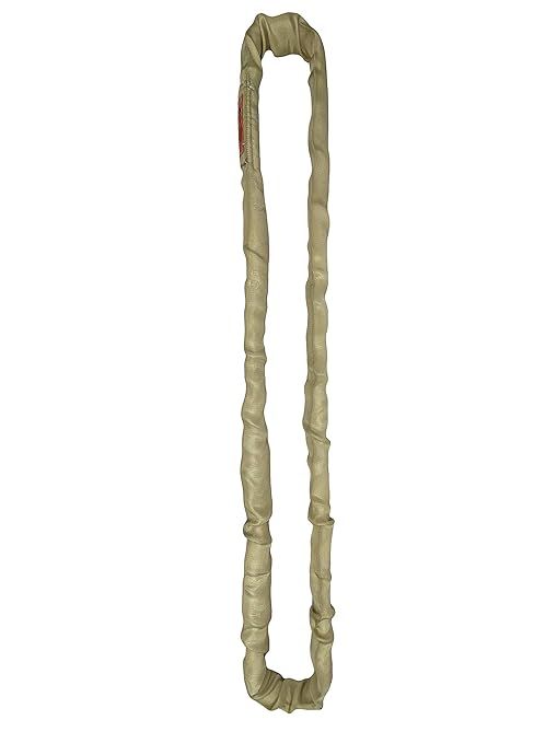 Power Lift PL4x8' Tan Polyester Round Sling (10,600 lb. Vertical Capacity)| Various Sizes in Listing | Kennedy Wire Rope & Sling Co. | Proudly Manufactured in The USA