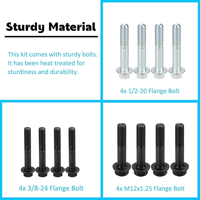 60050 Heavy-Duty Yoke Puller Kit Works for Class 6-8 Trucks and Equipment,Semi Truck Yoke Remover Tool Kit with 12 pcs Flange Bolt