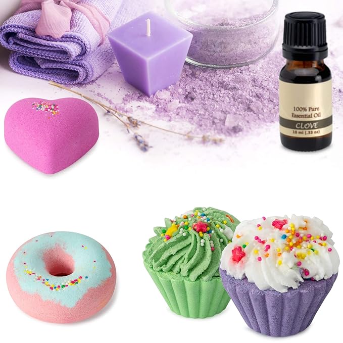Bath Bombs,10 Natural Bath Bomb Gift Set, Organic Bubble Bath Bombs, Shea Butter Dry Skin Moisturize, Fizzy Spa Bath for Her Mom Women Kids Girls Girlfriend, Mothers Day Birthday