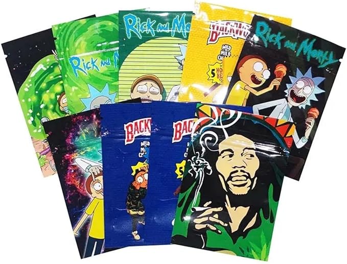 1000 Pcs Custom Print Aluminium Foil Bags(Min Order 1000 Pcs),Smell Proof Pouch for Business Packaging,Resealable Stand Up Zipper Bag for Food Storage,Pet,Dried Food,Snack(Exclude Shipping Fee）