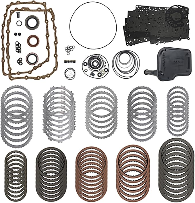 A76L90 6L90E 6L80 6L80E Transmission Master Rebuild Kit Overhaul w/Filte Fits for Escalade STS-V, Camaro Silverado Express 1500 2500 3500 Car Aftermarket Parts