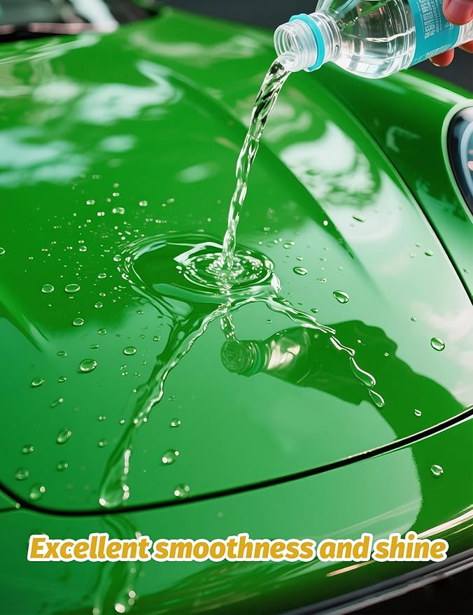 Car Ceramic Coating, Car Spray Wax Graphene Polish Crystal Coating,Windshield Washer Fluid Window Cleaner Detailing Supplies Automotive Kit