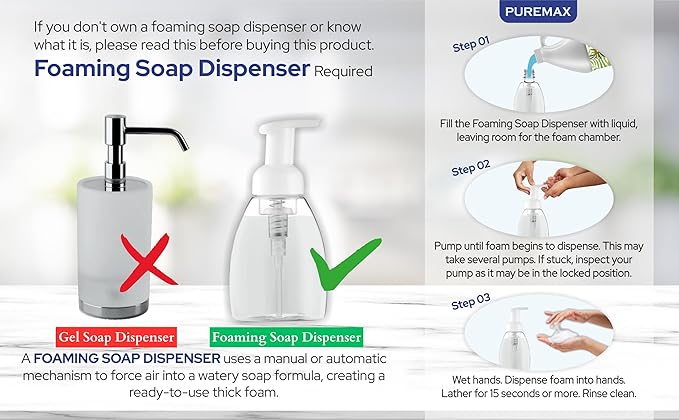 Foaming Hand Soap Refills | Honey Almond | Essential Oils | Gentle, Moisturizing Foam | Made in USA | 128 Fl Oz (1 Gallon)