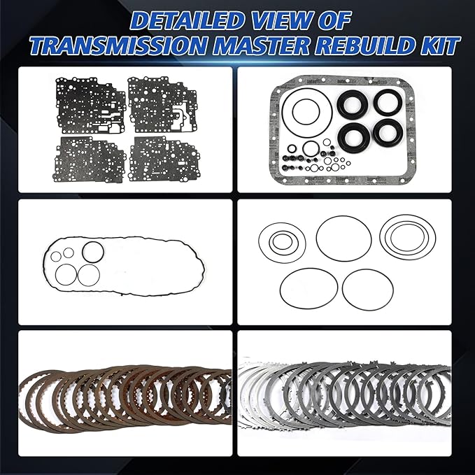 A6GF1 Auto Transmission Master Rebuild Kit Overhaul Fits for Accent Elantra Kia Optima Soul Sportage 2011-2014 1.6 1.8 2.0L Replace OE B212820A B212880A W212881A