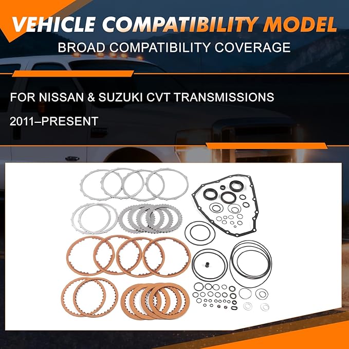 JF015E RE0F11A Transmission Master Rebuild Repair Kit Overhaul Compatible with Nissan SUZUKI CVT Engine MITSUBISHI After-Market Parts