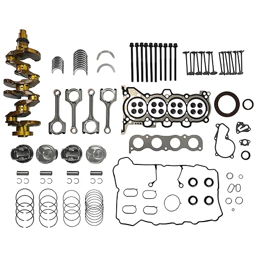G4NC 2.0 Engine Rebuild Overhaul Kit w/Crankshaft Con-Rod Piston Bearing Gasket Set Fit for Kia Sportage Forte Carens Soul Hyundai Tucson Elantra Sonata 2.0L 2011-2022 23110-2E501 23510-2E001