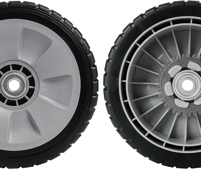 Lawn Mower Rear Drive Wheels Replaces 42710-VE2-M02ZE 42710-VG3-B00-8" Wheel Assebmly Compatible with H onda HRT216 HRR216 HRS216 Walk behind Lawn Mower，2 Pack