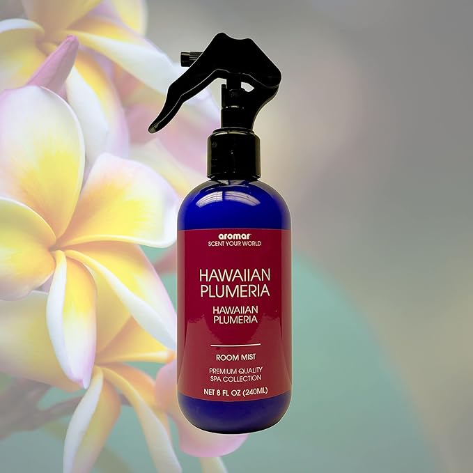 Aromar Fragrance Premium Quality SPA Collection Fresh Linens + Midnight Lover + Hawaiian Plumeria + Eternal Life (Pack of 4) (Assorted 4pk)