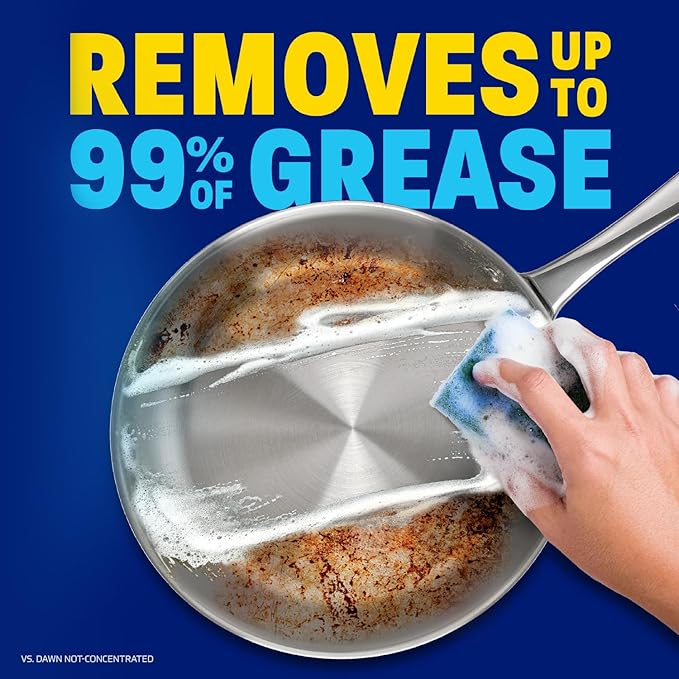 Dawn Platinum Dish Soap Liquid, Dishwashing Liquid, Grease Removal, Fresh Rain, 2x54.8oz Bundle