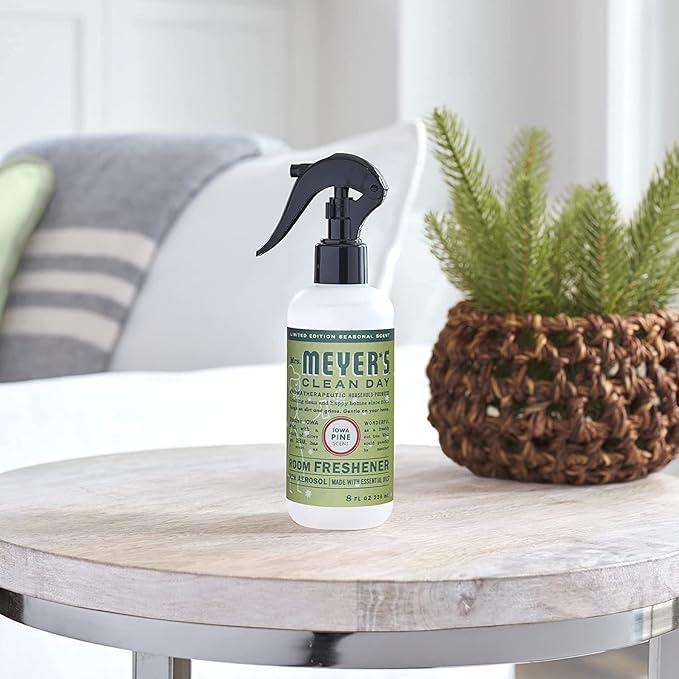 Mrs. Meyer's Clean Day Room Freshener, Iowa Pine (8 Fl Oz (Pack of 6))