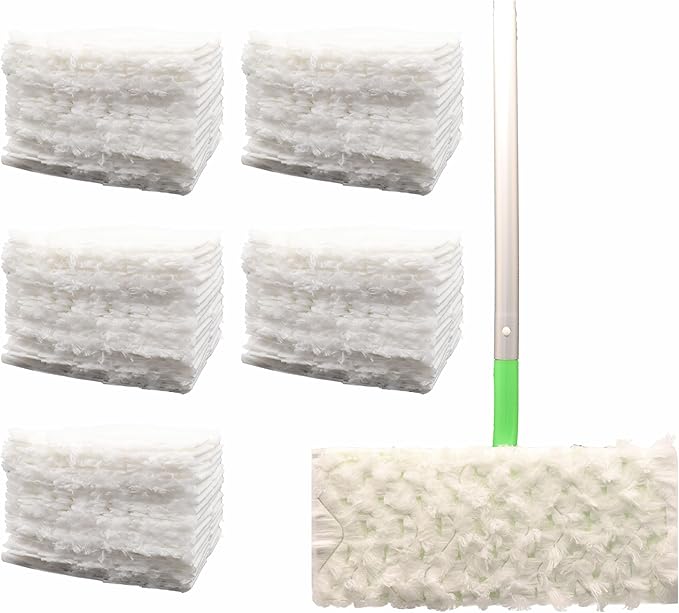 JEBBLAS 80Pack Pet Dry Sweeping Cloth Refills Heavy Duty Mop Pads Multi Surface Refills for Floor Mopping and Cleaning,Disposable Sweeping Cloth for Standard Sweeper