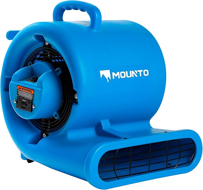 MOUNTO Water Damage Restoration Combo Package 12x Air Mover 2x Air Scrubber 2x Dehumidifiers