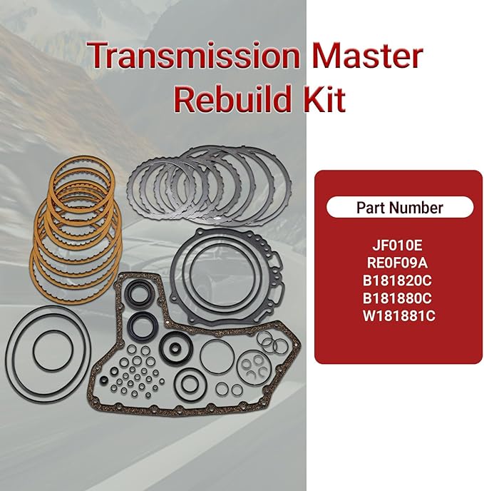 JF010E RE0F09A CVT Transmission Master Rebuild Kit 1set Compatible with Altima Maxima Murano 3.5L 2011-UP Direct Rebuild Overhaul Kit Replacement OE Number B181820C B181880C W181881C