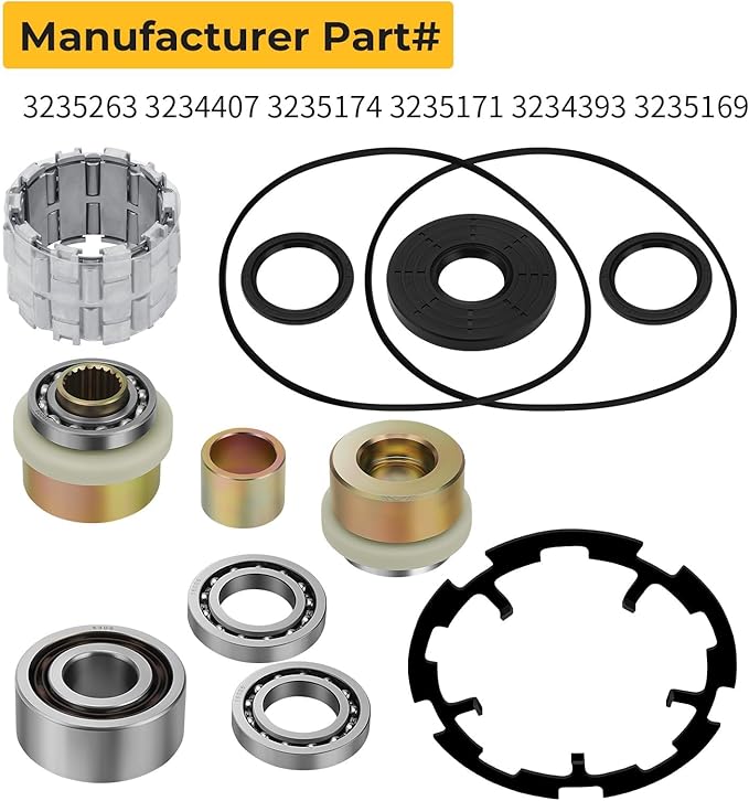 M MATI Front Differential Sprague Carrier Rebuild kit w/Output Hub Assembly for Polaris RZR 570 800 900 ACE 325 570 Ranger 570 900 1000 3235263 3234407 3235174 3235171 3234393 3235169
