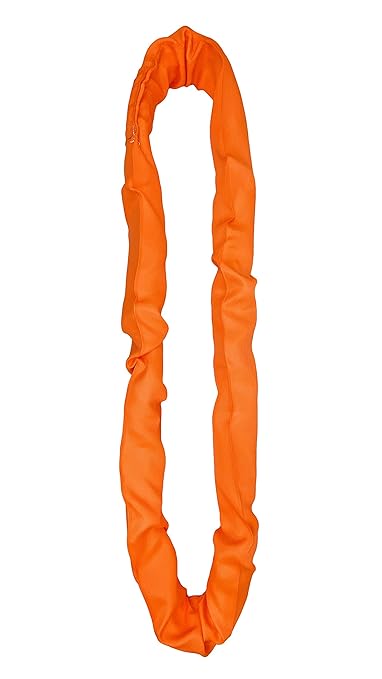 Power Lift PL10x4' Orange Polyester Round Sling (40,000 lb. Vertical Capacity)| Various Sizes in Listing | Kennedy Wire Rope & Sling Co. | Proudly Manufactured in The USA