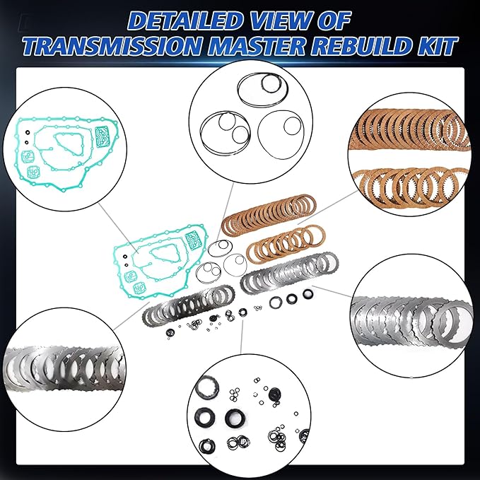 MZHA MZJA BZHA RE4 Auto Transmission Master Rebuild Kit Fits for 2007-2010 CR-V 2.4L Car Aftermarket Parts