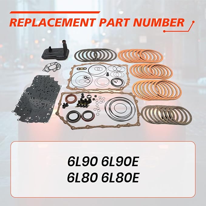 6L90 6L80 Transmission Master Rebuild Kit, Compatible with Escalade CTS Silverado Suburban Express 1500, Automotive Replaces Transmission Overhaul Steel Part with Filter 6L90E 6L80E