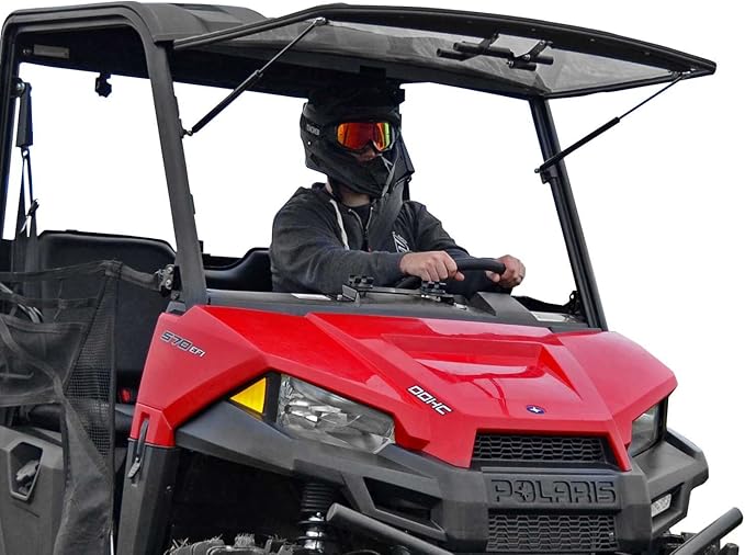 Super ATV Polaris Ranger Mid-Size Scratch Resistant Flip Windshield
