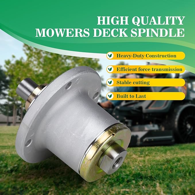 437-0006-00 Deck Spindle for Spartan Mower Parts Accessories Fits RZ Pro HD Tuff Torq 2017-2022 Heavy Duty Spindle 437-0006-00