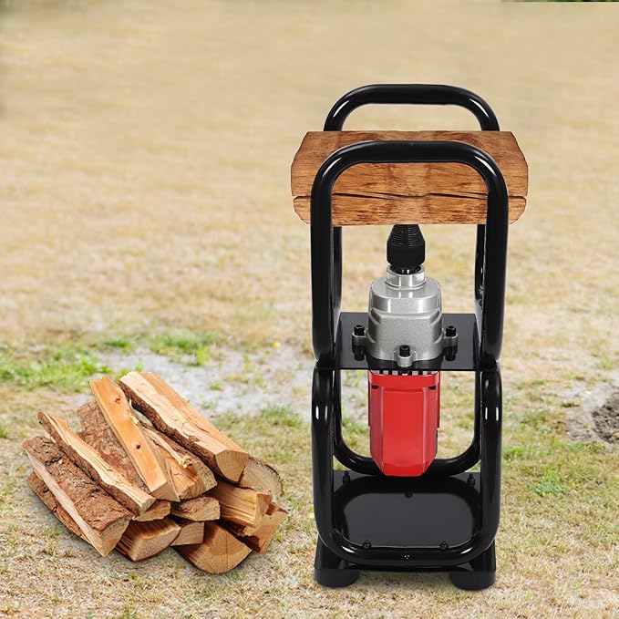 3.3KW Electric Firewood Splitter, 110V 450RPM Log Splitter Tool Freestanding Wood Splitter Machine for Home & Outdoor