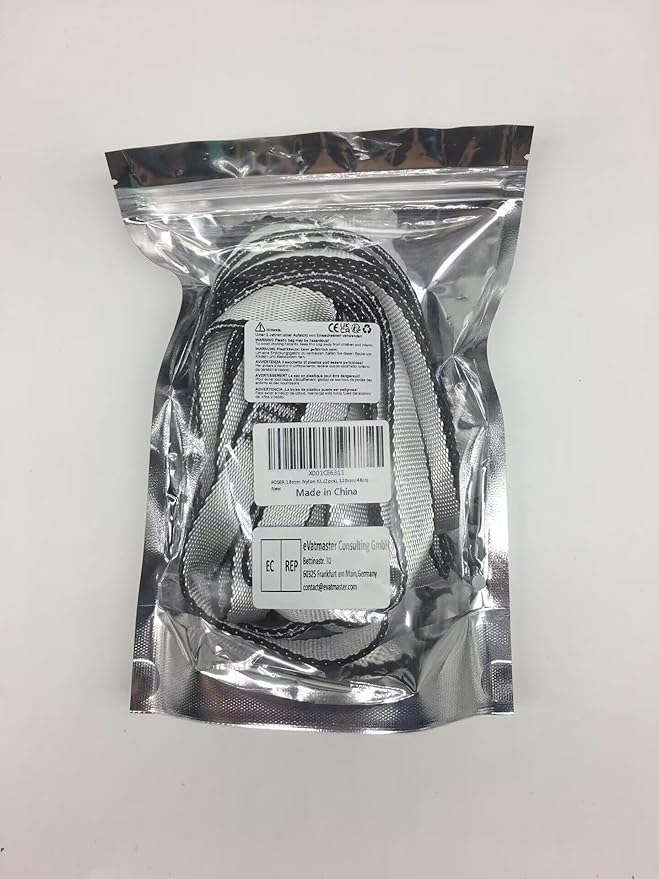 FOSER 18mm Nylon Climbing Sling Runner, 23KN Nylon Rope,Apply to Rock Climbing, Mountaineering, Hiking, Downhill, Emergency Equipment, etc