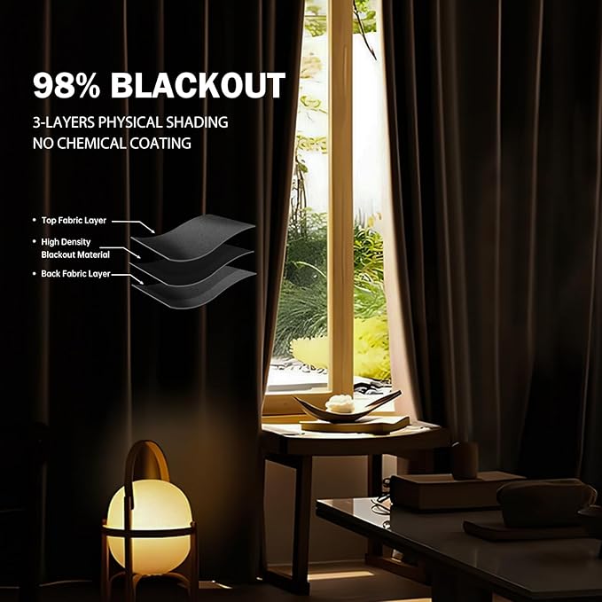 Room Divider Ceiling Mounted Curtains Track Sets Extra Wide Blackout Curtain Flexible Tracks for Bedroom Privacy Partition Separator, 1 Panel Grey Drape and White Rail, W12.5 x H9ft